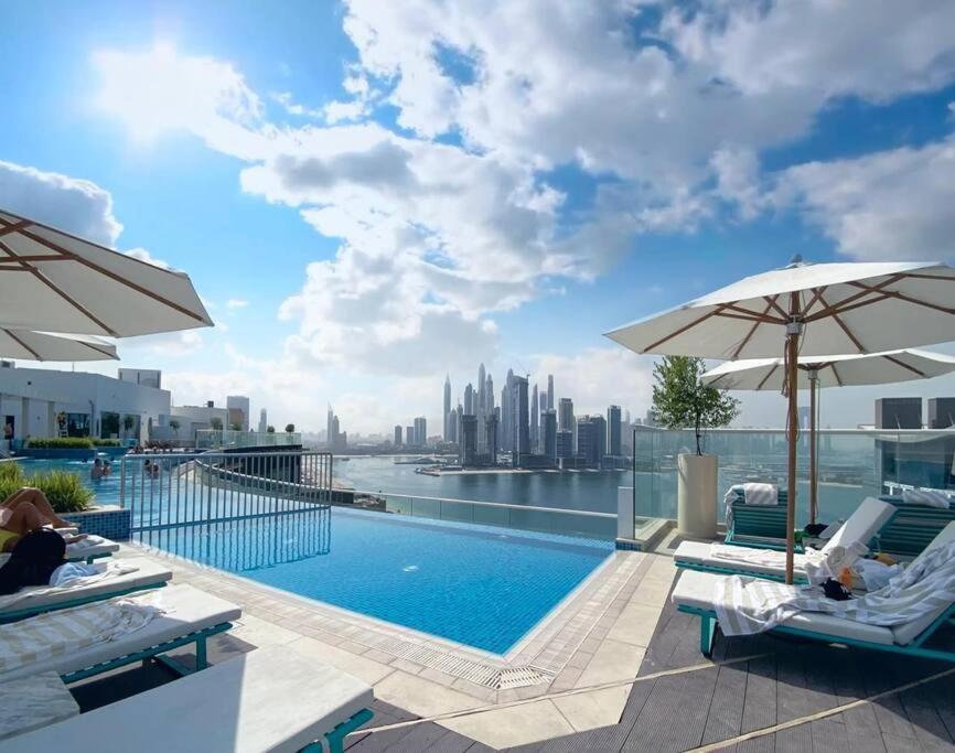 1 Bedroom 65M2, Infinity Pool, West Beach, Noise Insulation Dubaj Exteriér fotografie